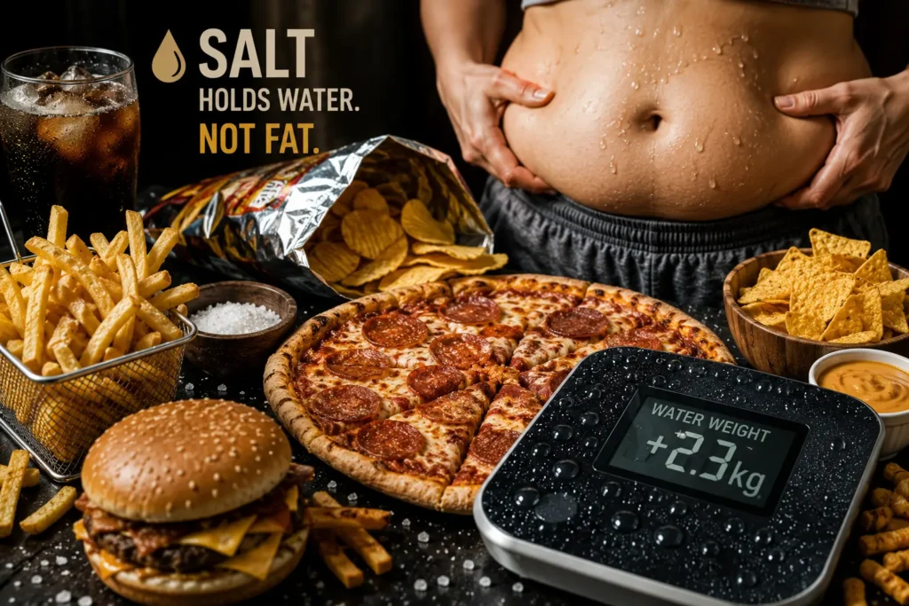 salt causes water retention