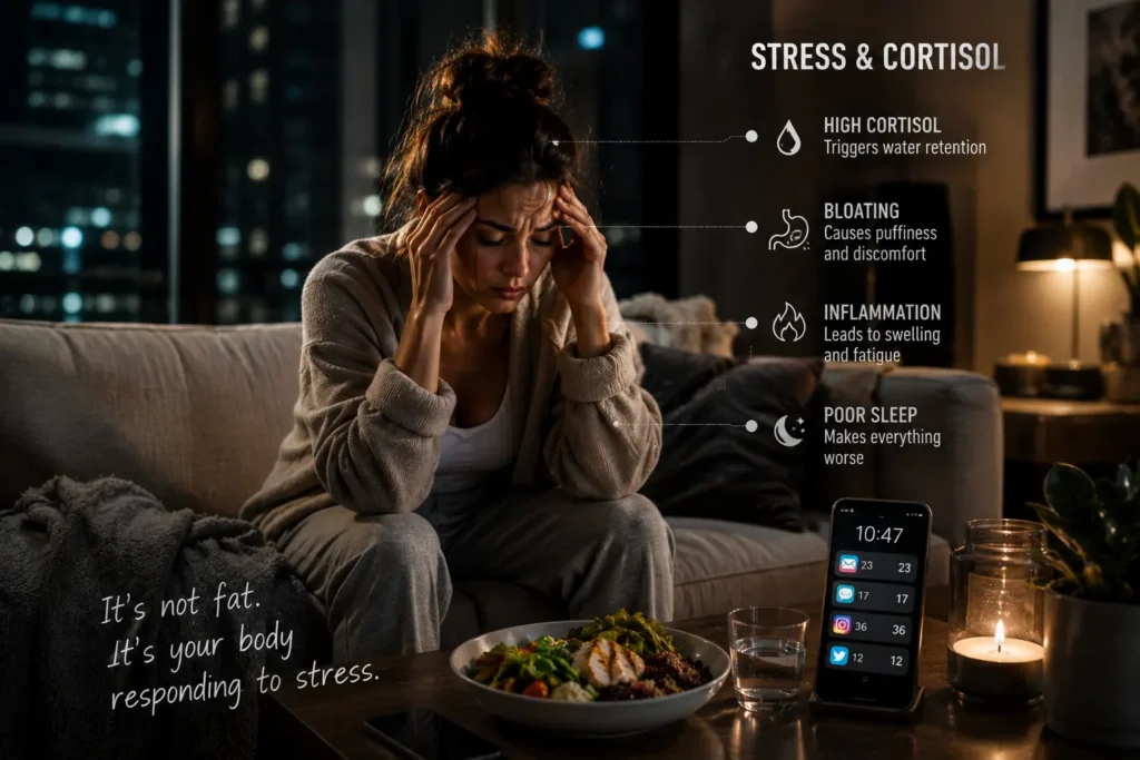 stress and water retention
