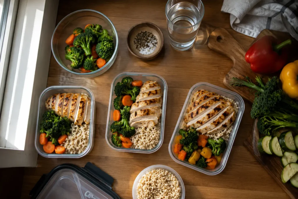 healthy weight loss meal prep action plan consistency