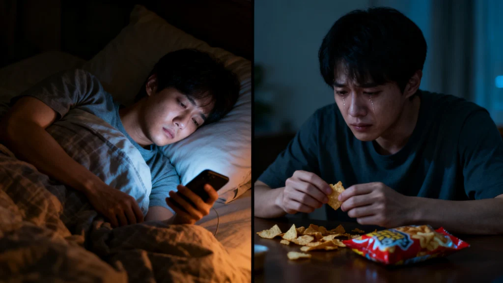 sleep and stress affecting weight loss