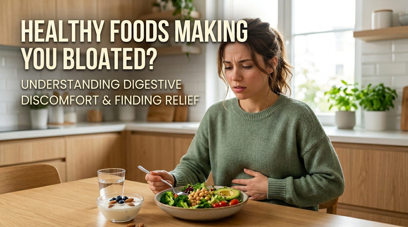 Healthy foods causing bloating and gas