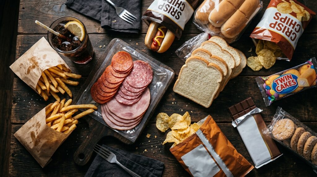 Common processed foods that may contribute to chronic inflammation