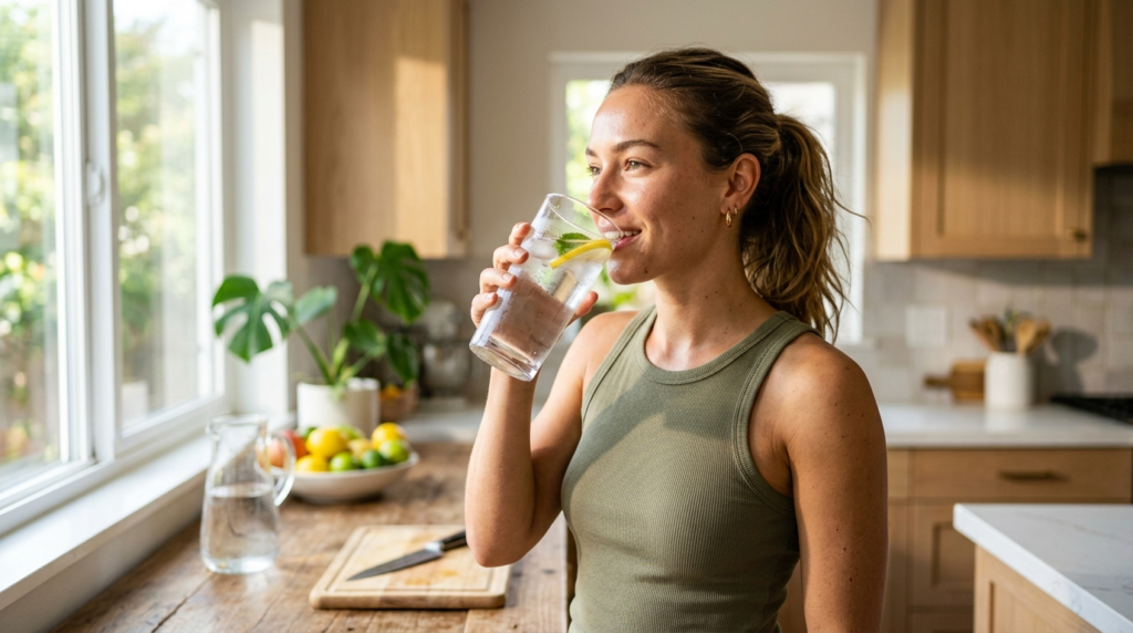 Drinking water to fight tiredness and fatigue