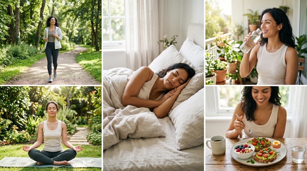 Healthy lifestyle habits that support gut health and Akkermansia naturally