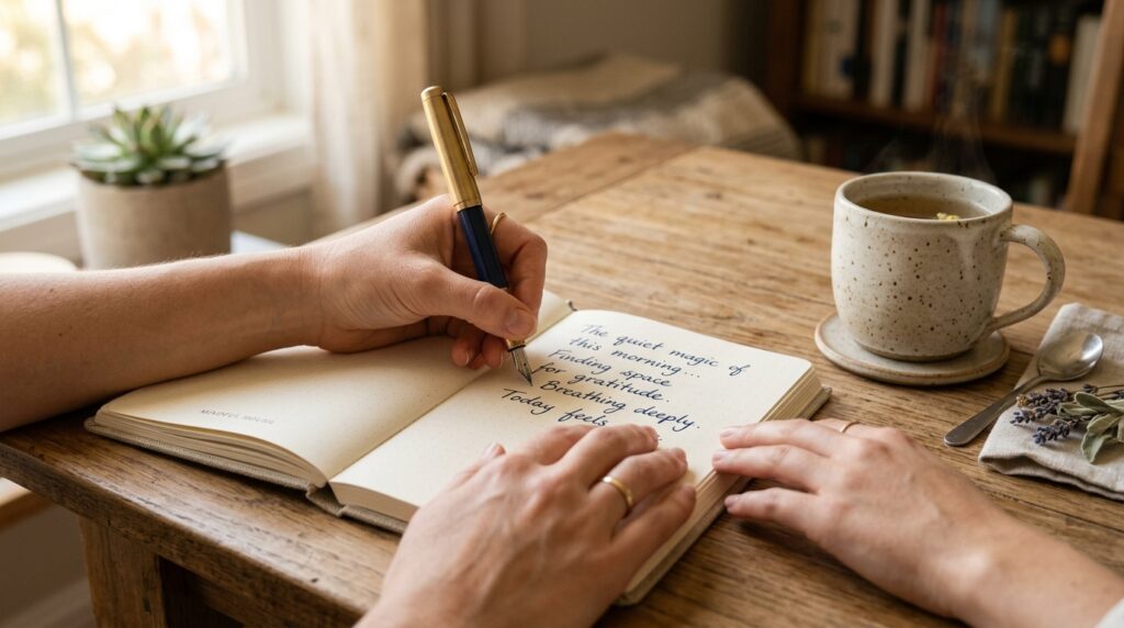 Journaling is a simple daily habit to quiet a busy mind