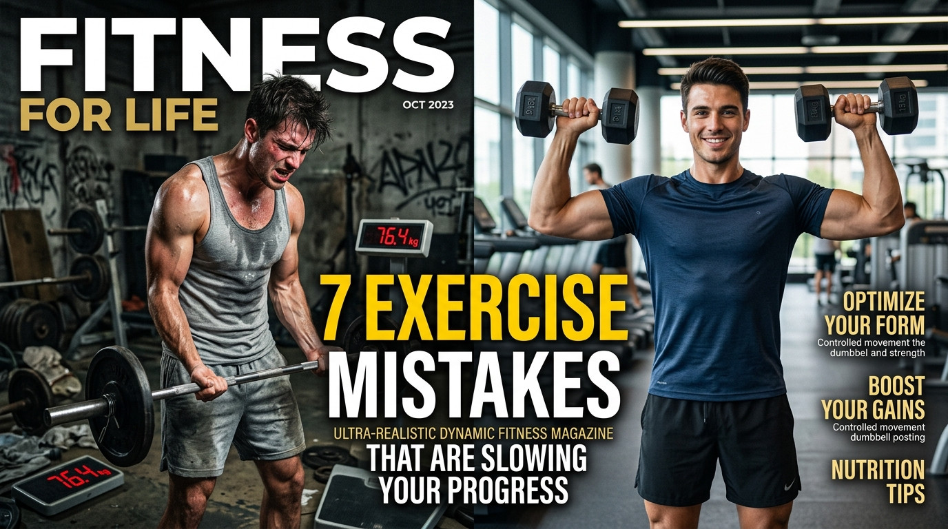 Exercise mistakes that are slowing your progress