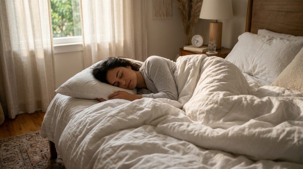 Sleeping peacefully without waking up at 3am