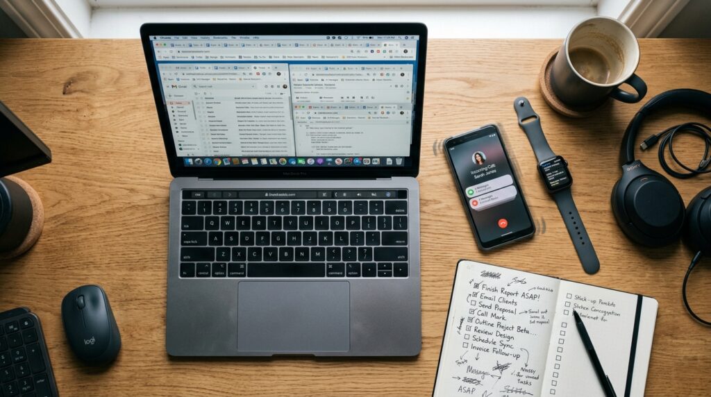 Modern lifestyle that keeps the mind constantly busy