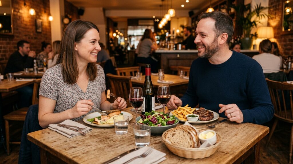 Larger restaurant meals can contribute to gaining weight on weekends