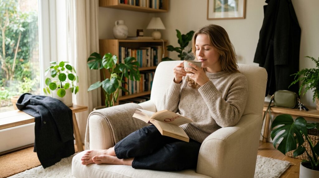 recharging alone after socializing