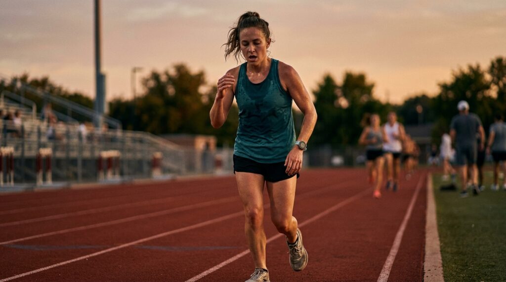 muscle fatigue during intense exercise