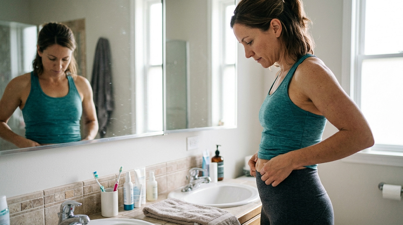 belly fat during weight loss