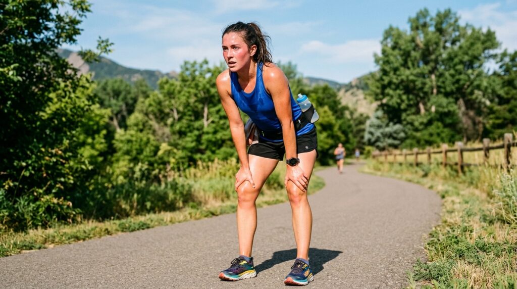 exercising in hot weather and sweating