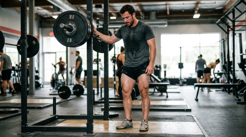 shaky legs from muscle fatigue after exercise