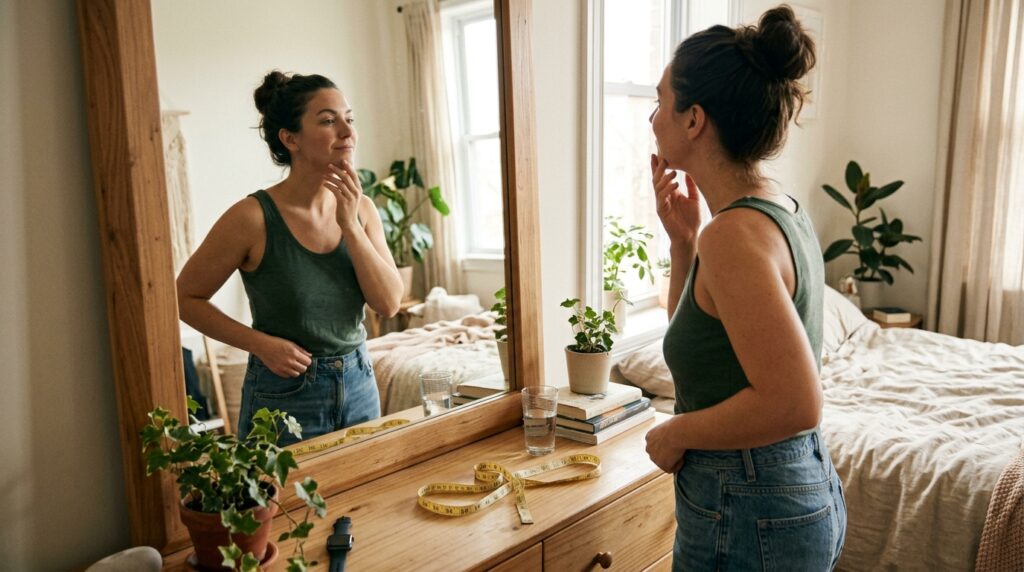 where weight loss appears first